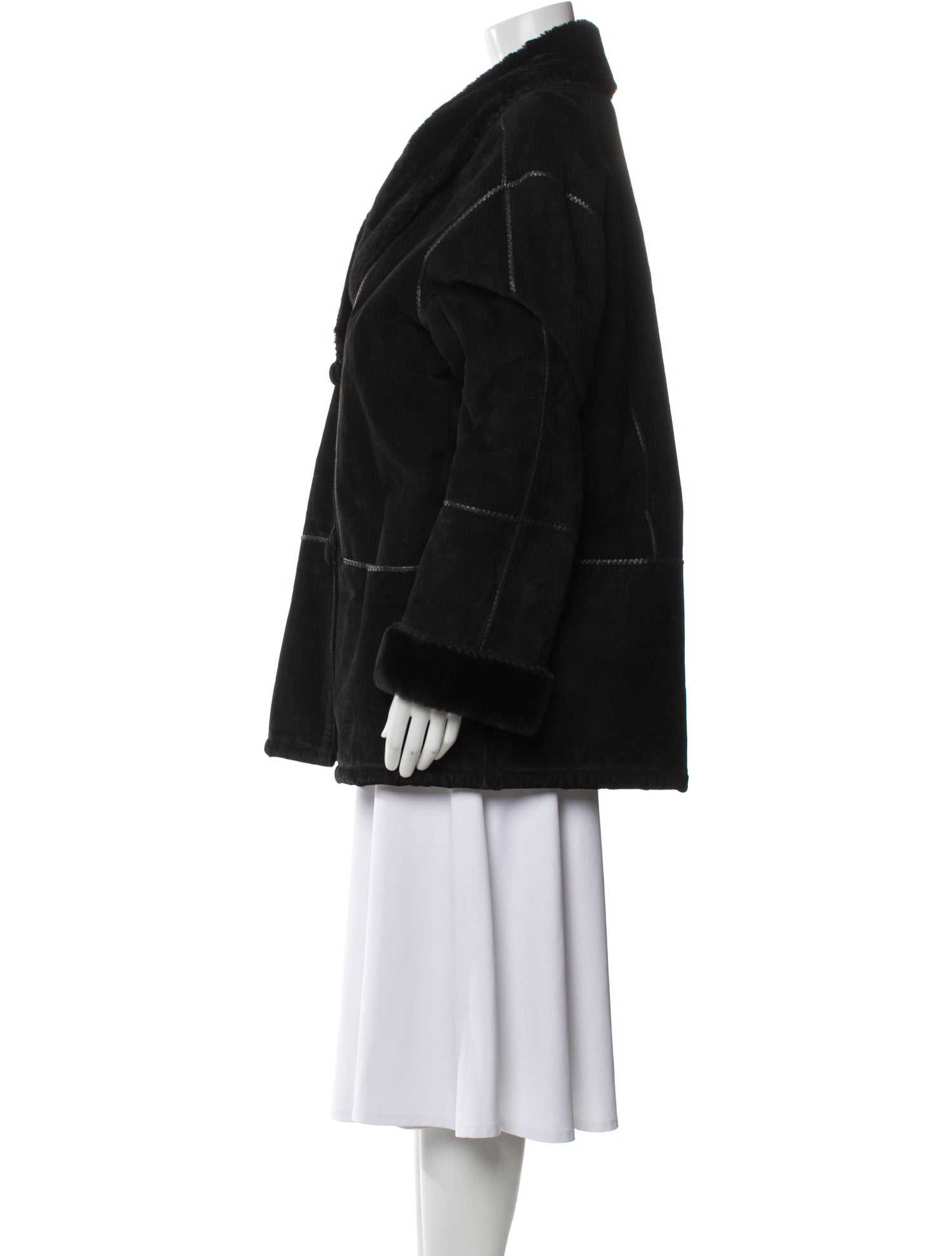 Marvin Richards Shearling Faux Fur Coat