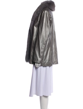 Marvin Richards Leather Fur Coat