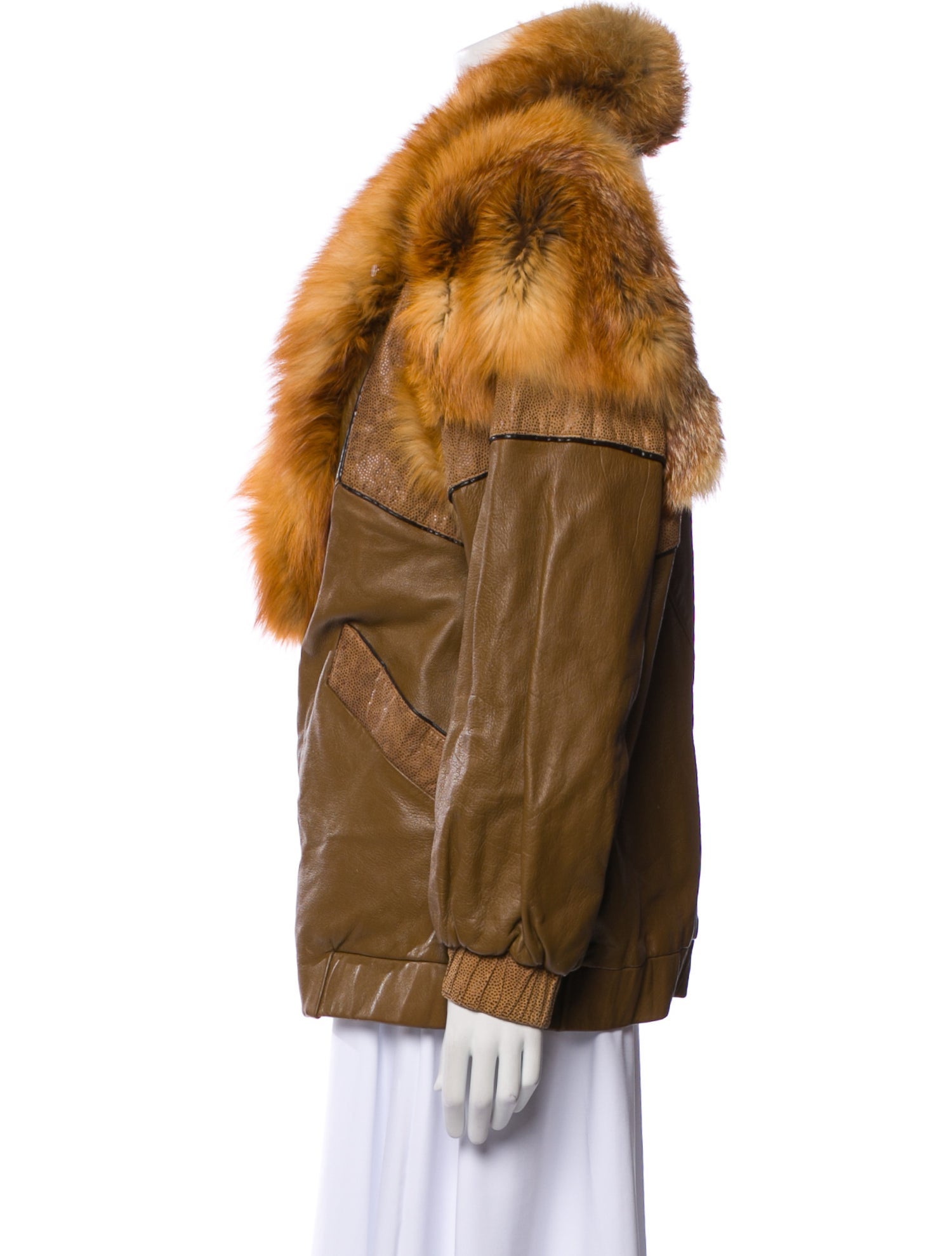 Marvin Richards Vintage Leather Fur Jacket