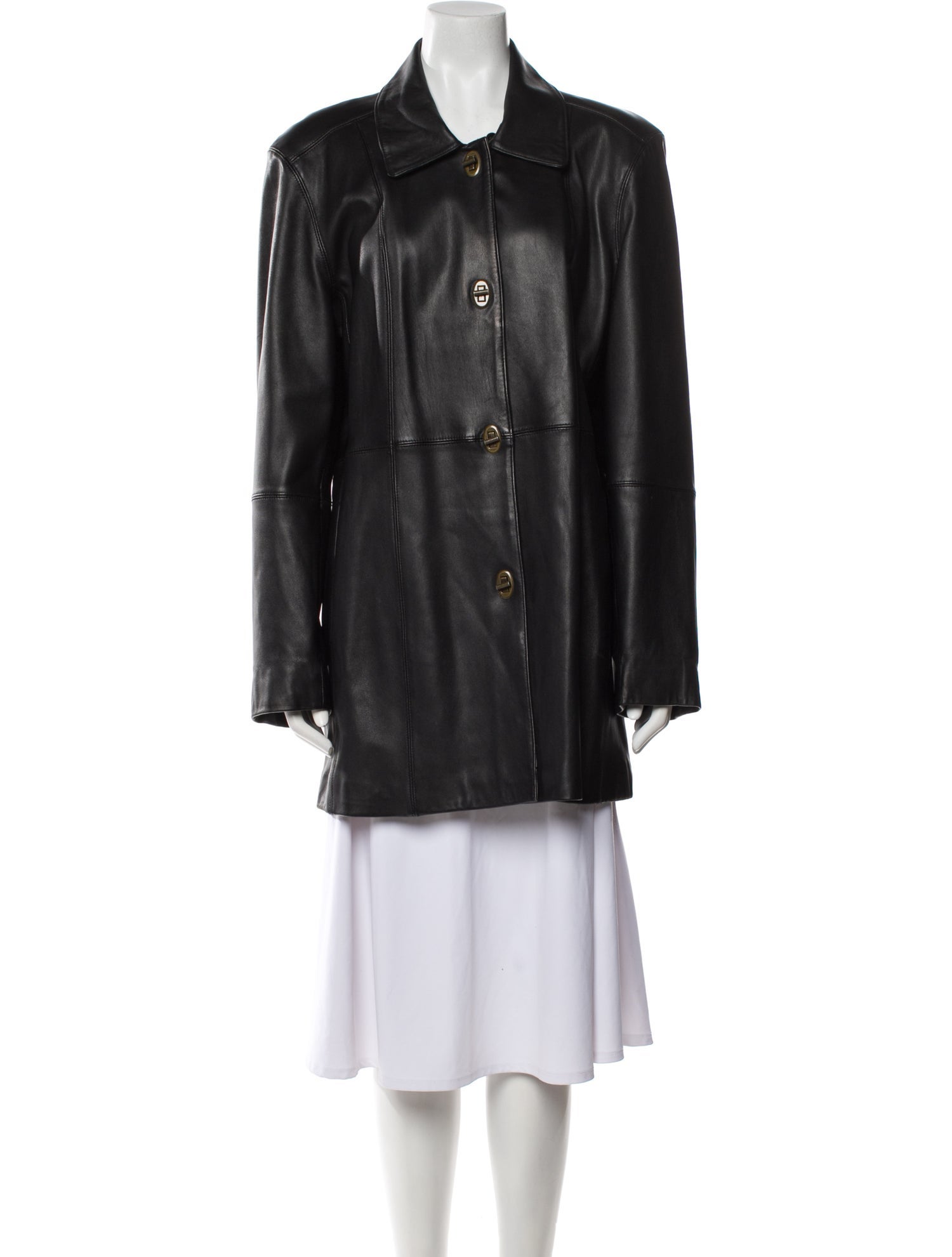 Marvin Richards Vintage Leather Fur Coat