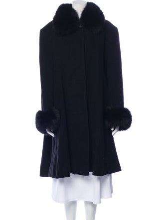 Marvin Richards Lambswool Faux Fur Coat