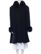Marvin Richards Lambswool Faux Fur Coat