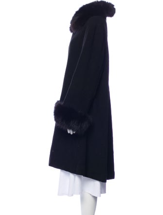 Marvin Richards Lambswool Faux Fur Coat