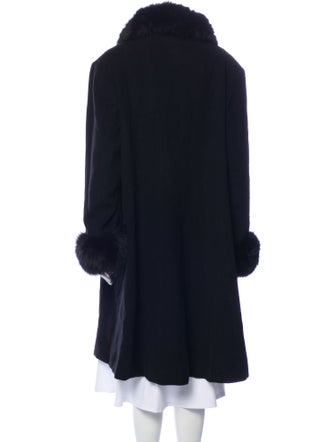 Marvin Richards Lambswool Faux Fur Coat