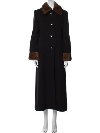 Marvin Richards Wool Faux Fur Coat