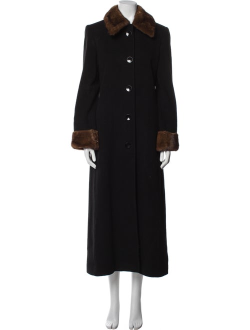 Marvin Richards Wool Faux Fur Coat