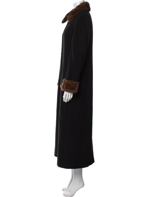 Marvin Richards Wool Faux Fur Coat