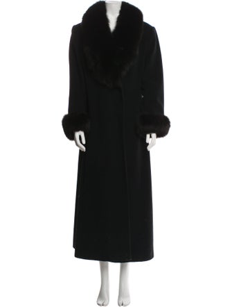 Marvin Richards Lambswool Faux Fur Coat
