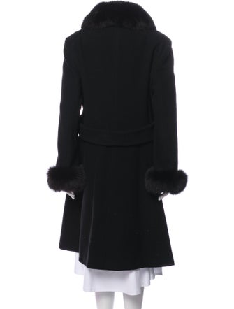 Marvin Richards Lambswool Faux Fur Coat