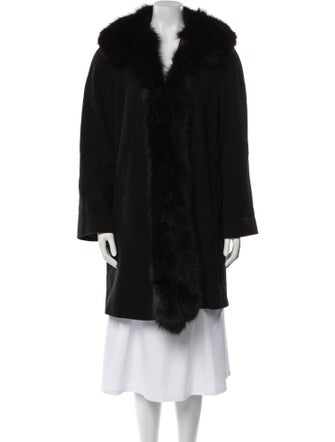 Marvin Richards Lambswool Faux Fur Coat