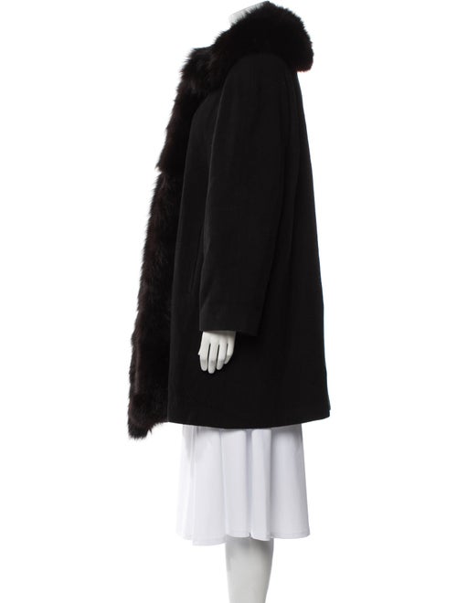 Marvin Richards Lambswool Faux Fur Coat