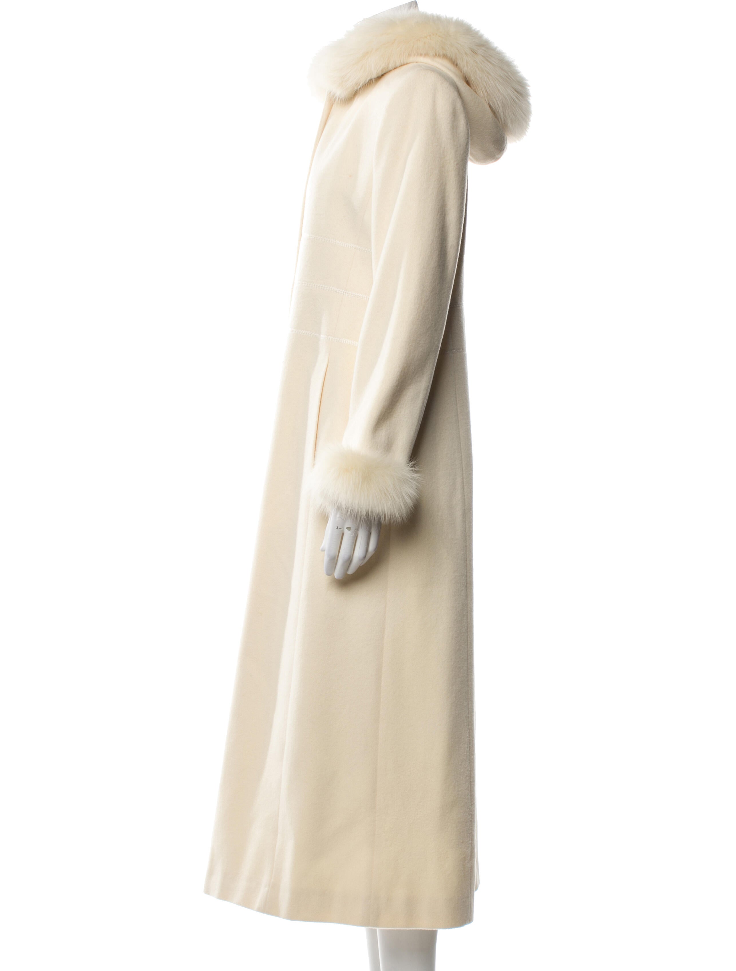 Marvin Richards Vintage Lambswool Faux Fur Coat