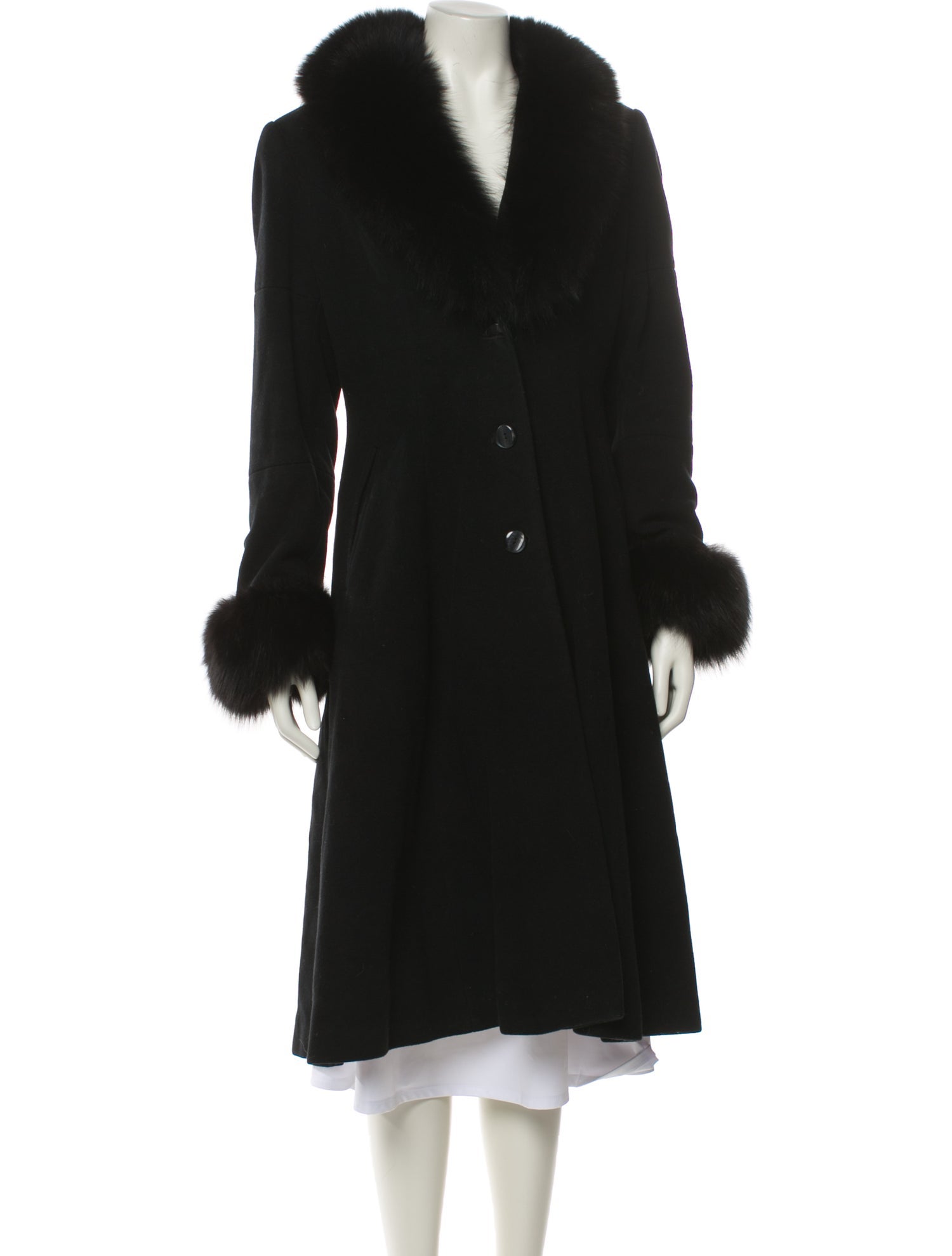 Marvin Richards Wool Fur Coat