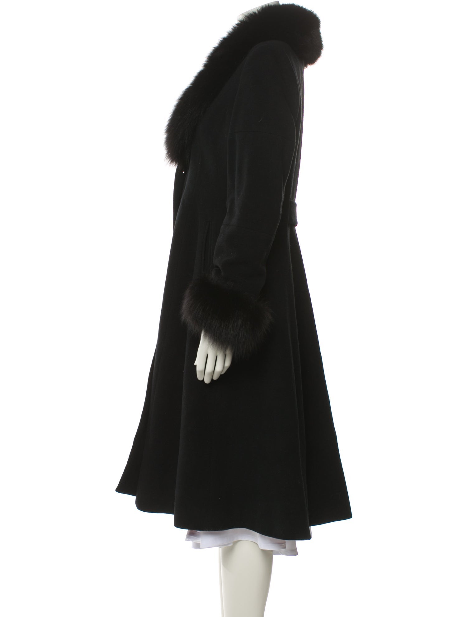 Marvin Richards Wool Fur Coat