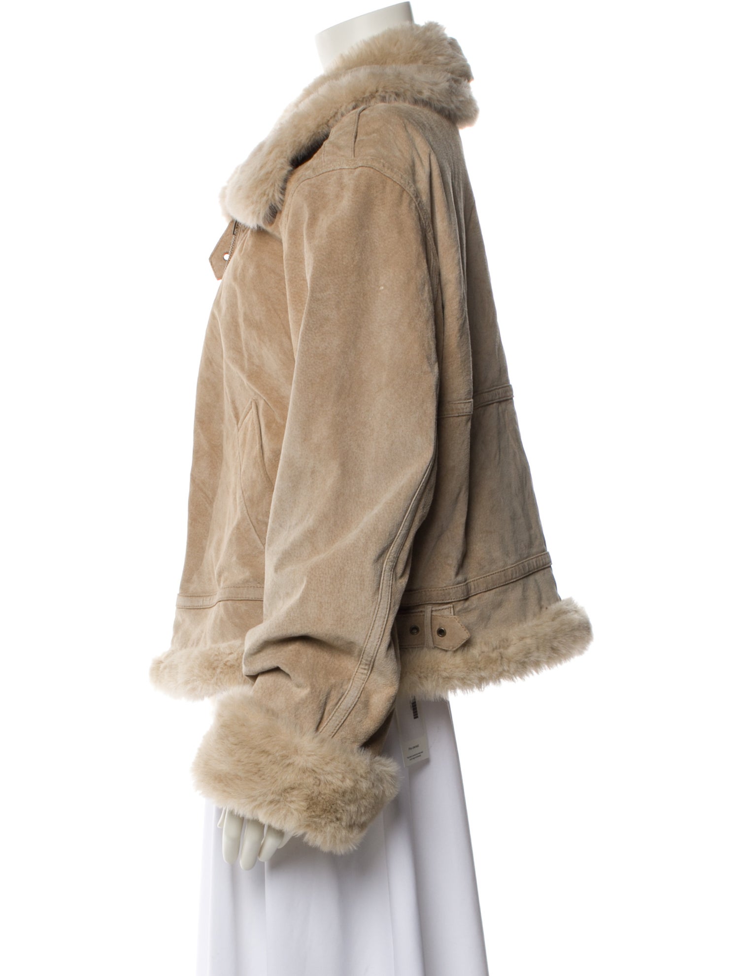 Marvin Richards Leather Faux Fur Jacket