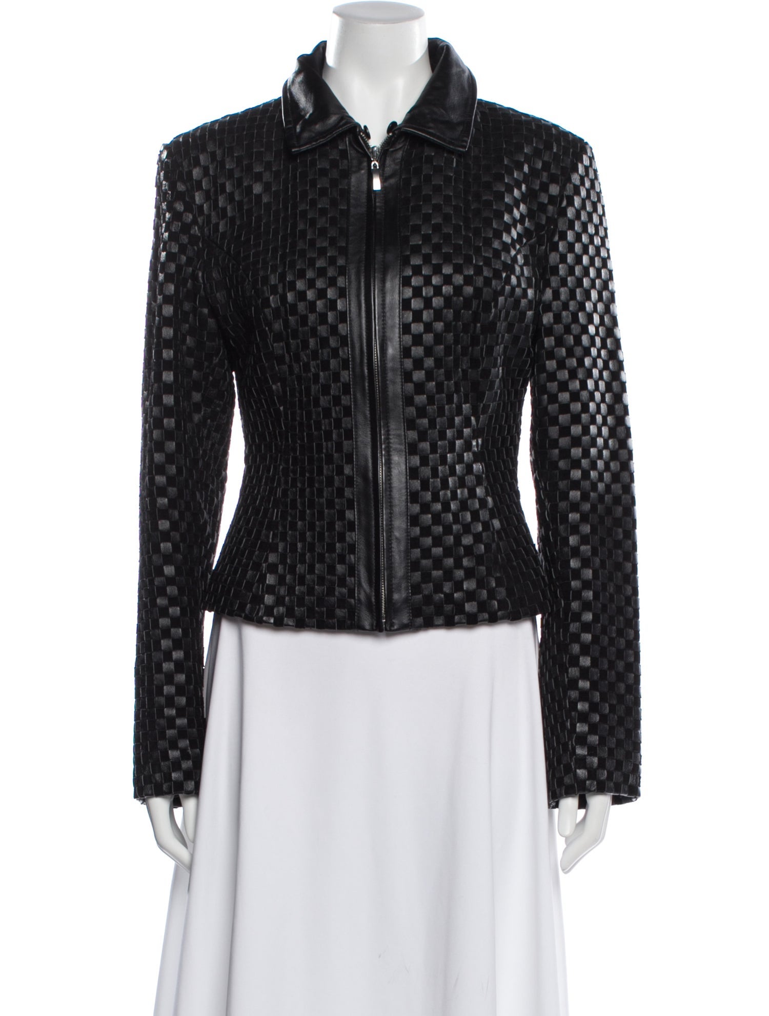 Marvin Richards Leather Printed Jacket