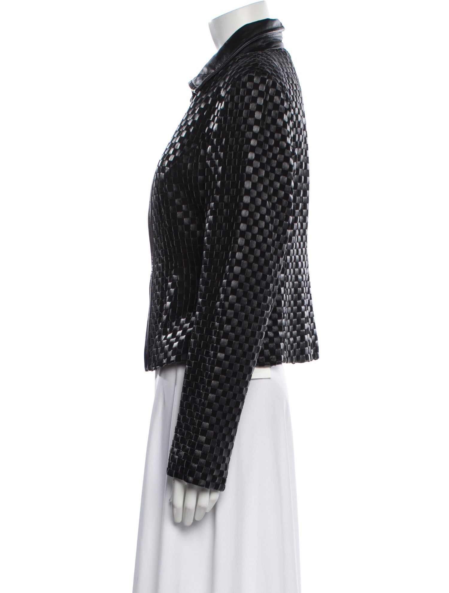 Marvin Richards Leather Printed Jacket