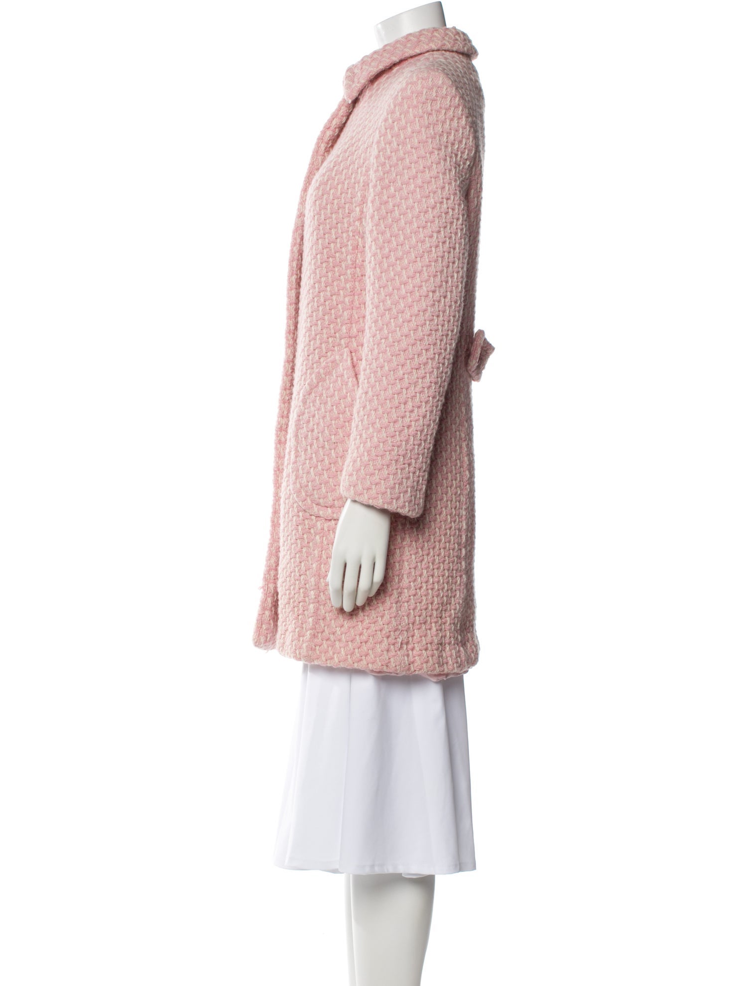 Marvin Richards Wool Tweed Pattern Coat