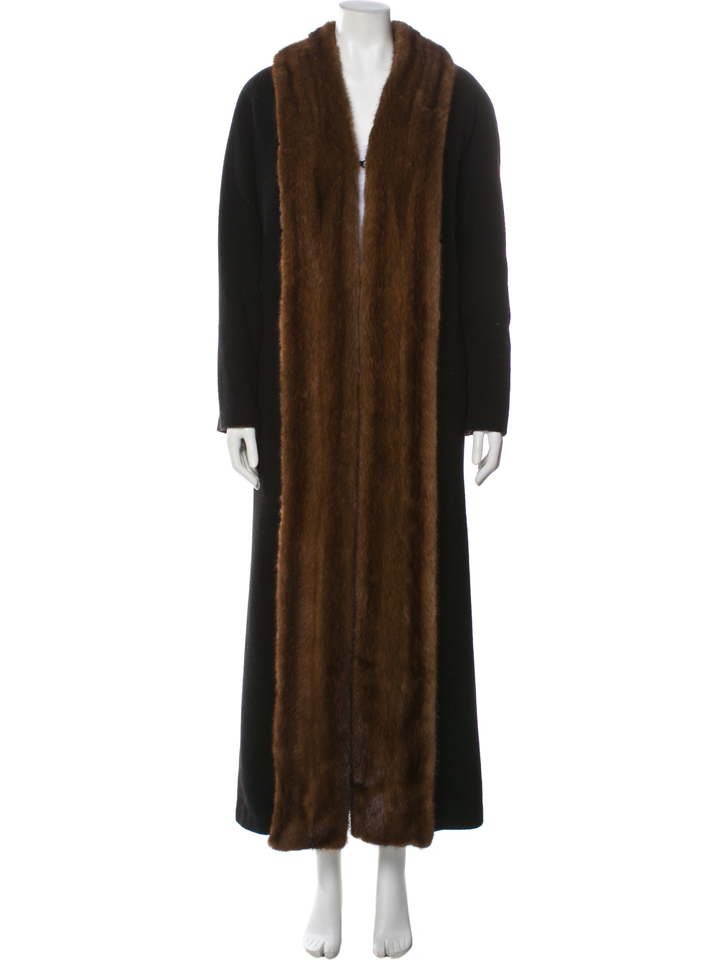 Marvin Richards Lambswool Faux Fur Coat