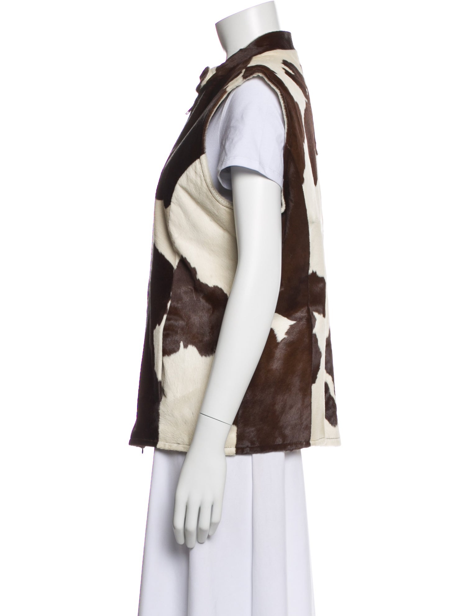 Marvin Richards Ponyhair Printed Vest