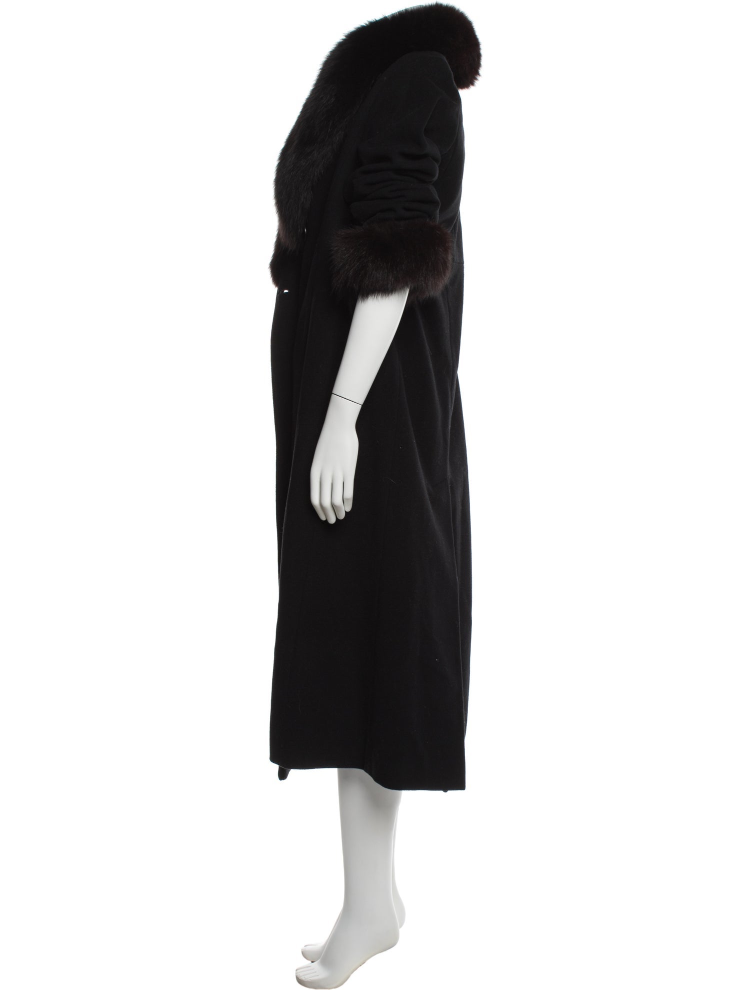 Marvin Richards Wool Fur Coat