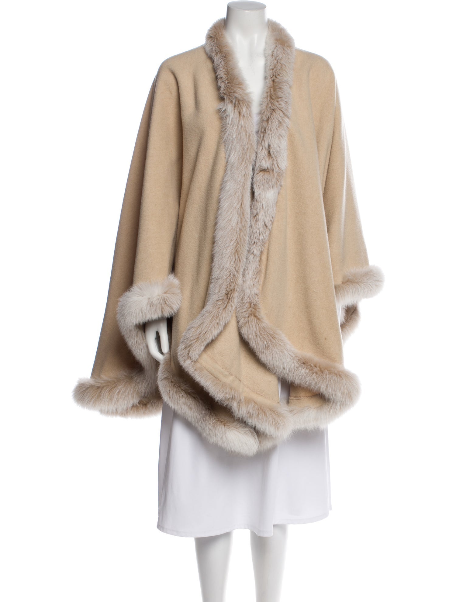 Marvin Richards Fox Faux Fur Coat