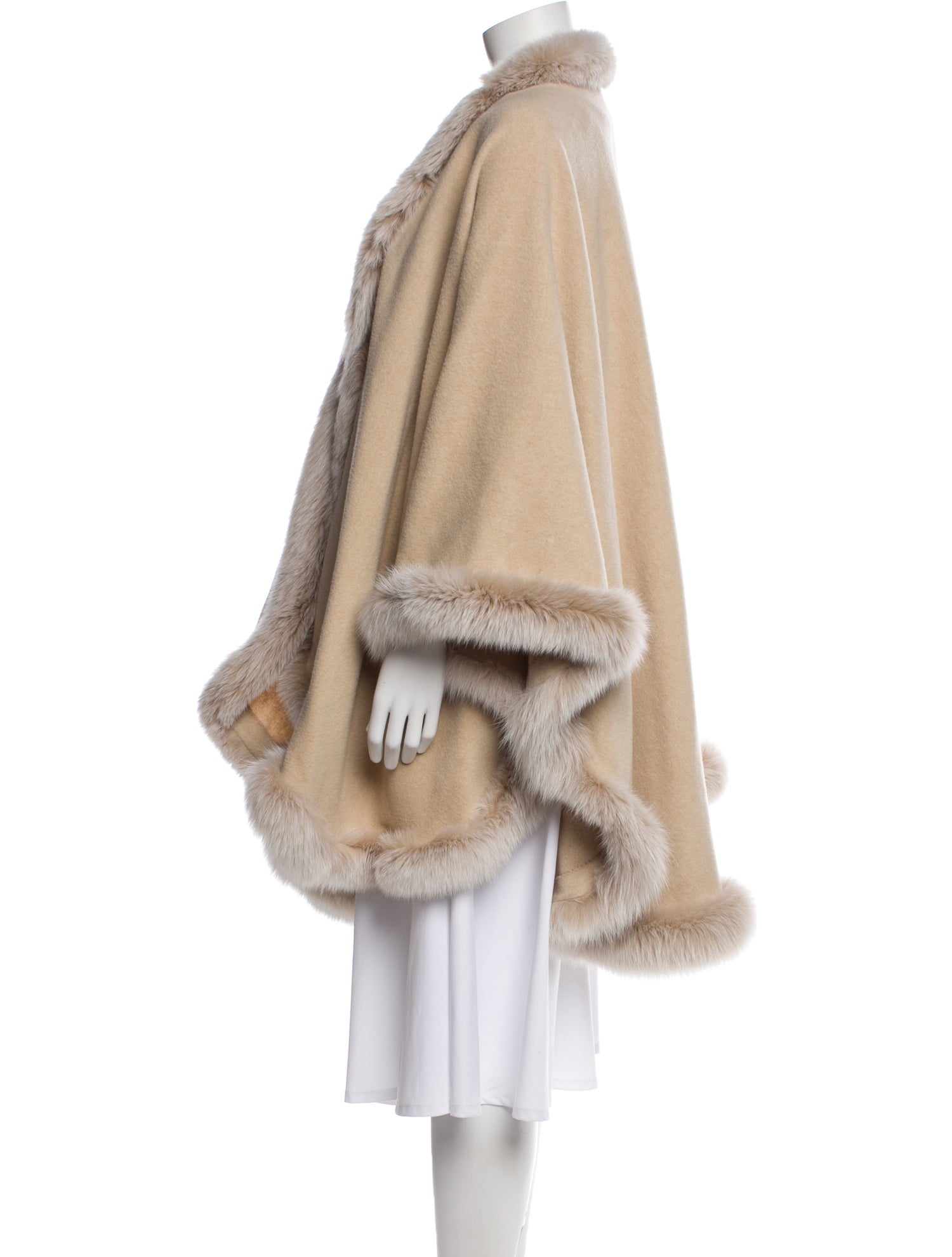 Marvin Richards Fox Faux Fur Coat