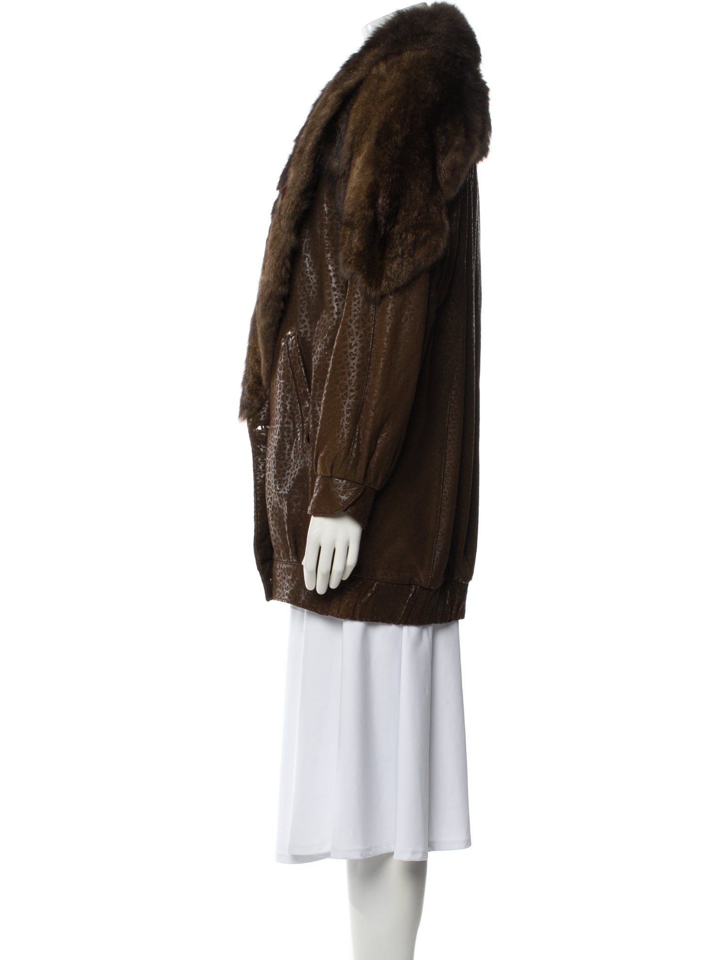 Marvin Richards Faux Fur Coat
