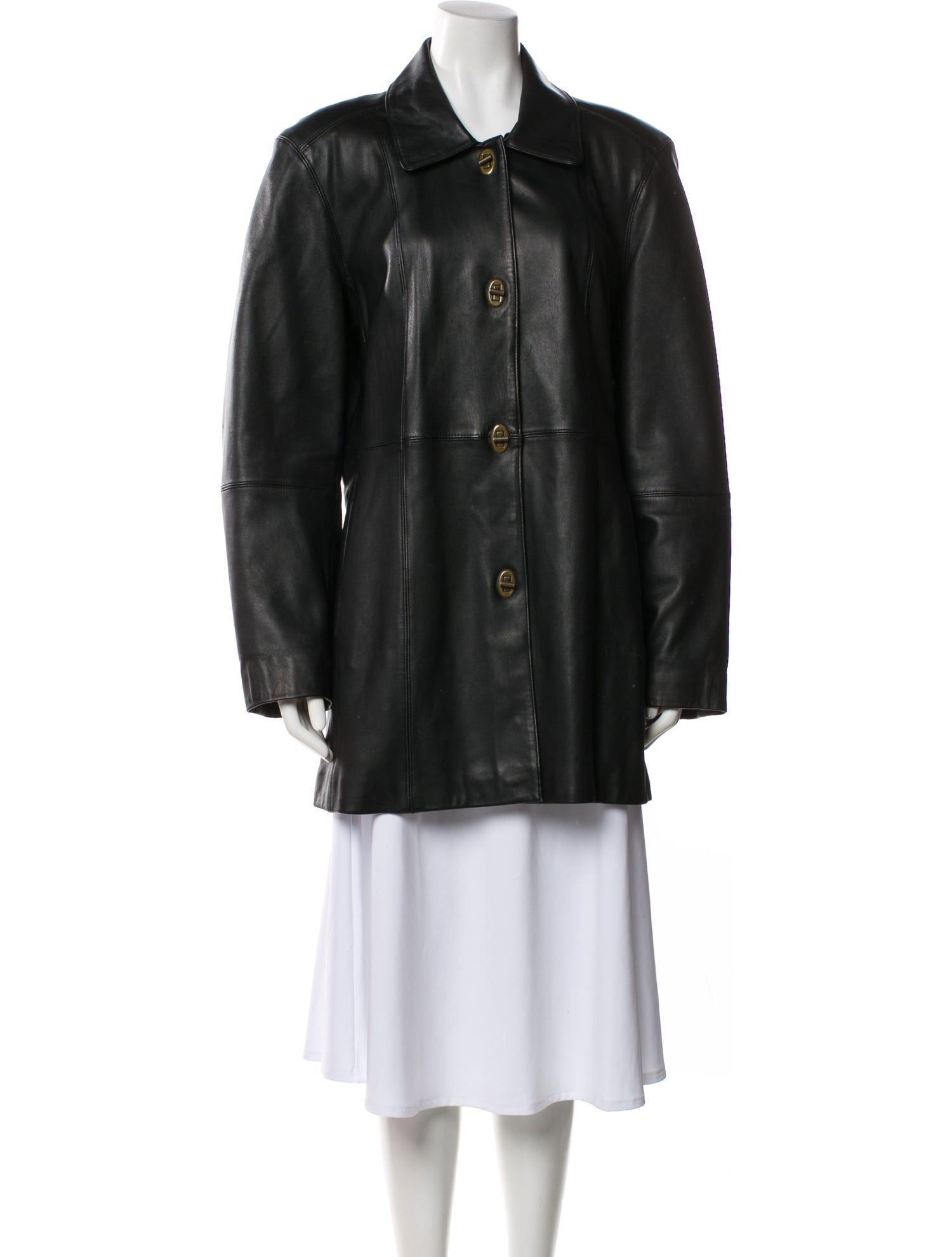 Marvin Richards Leather Fur Coat