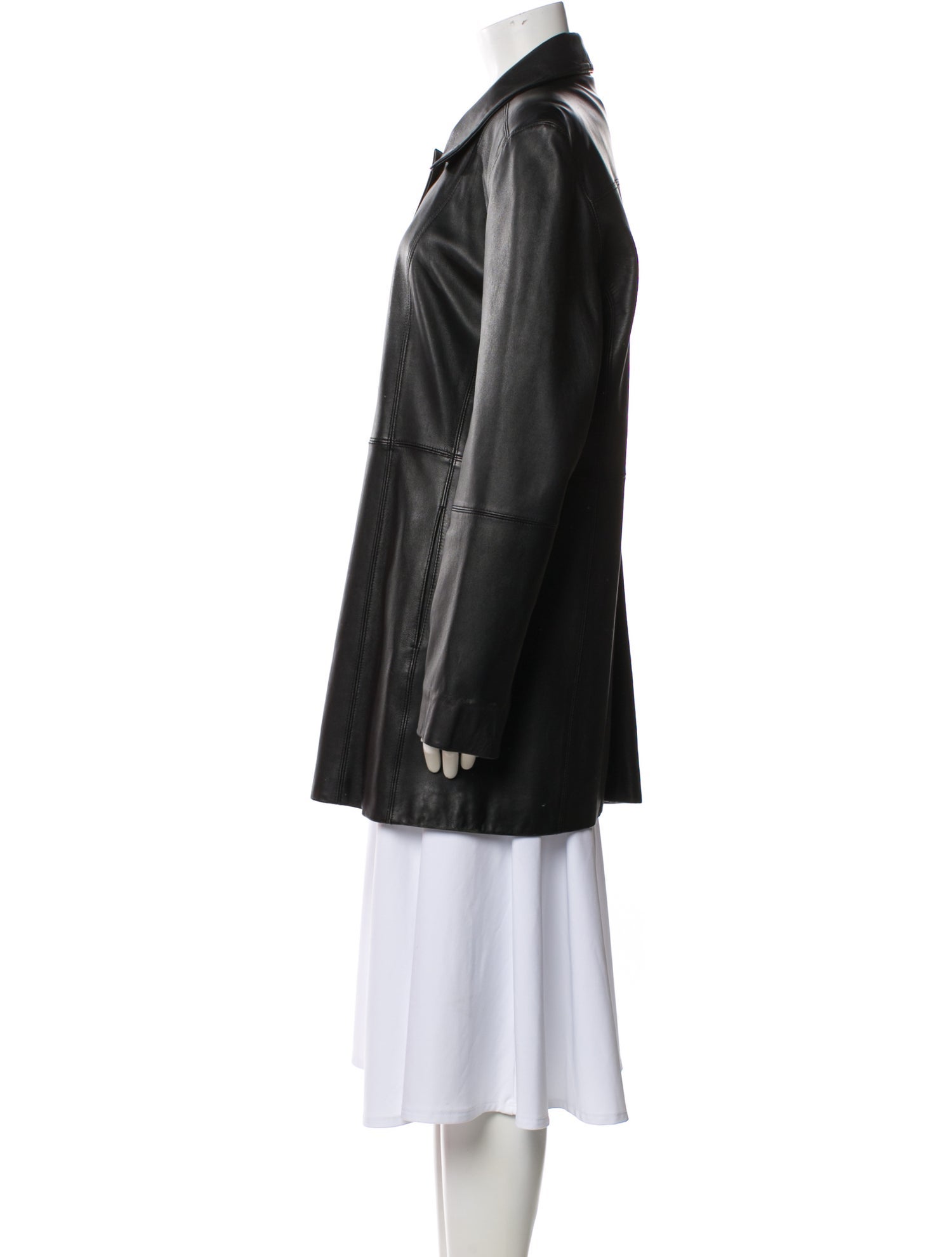 Marvin Richards Leather Fur Coat