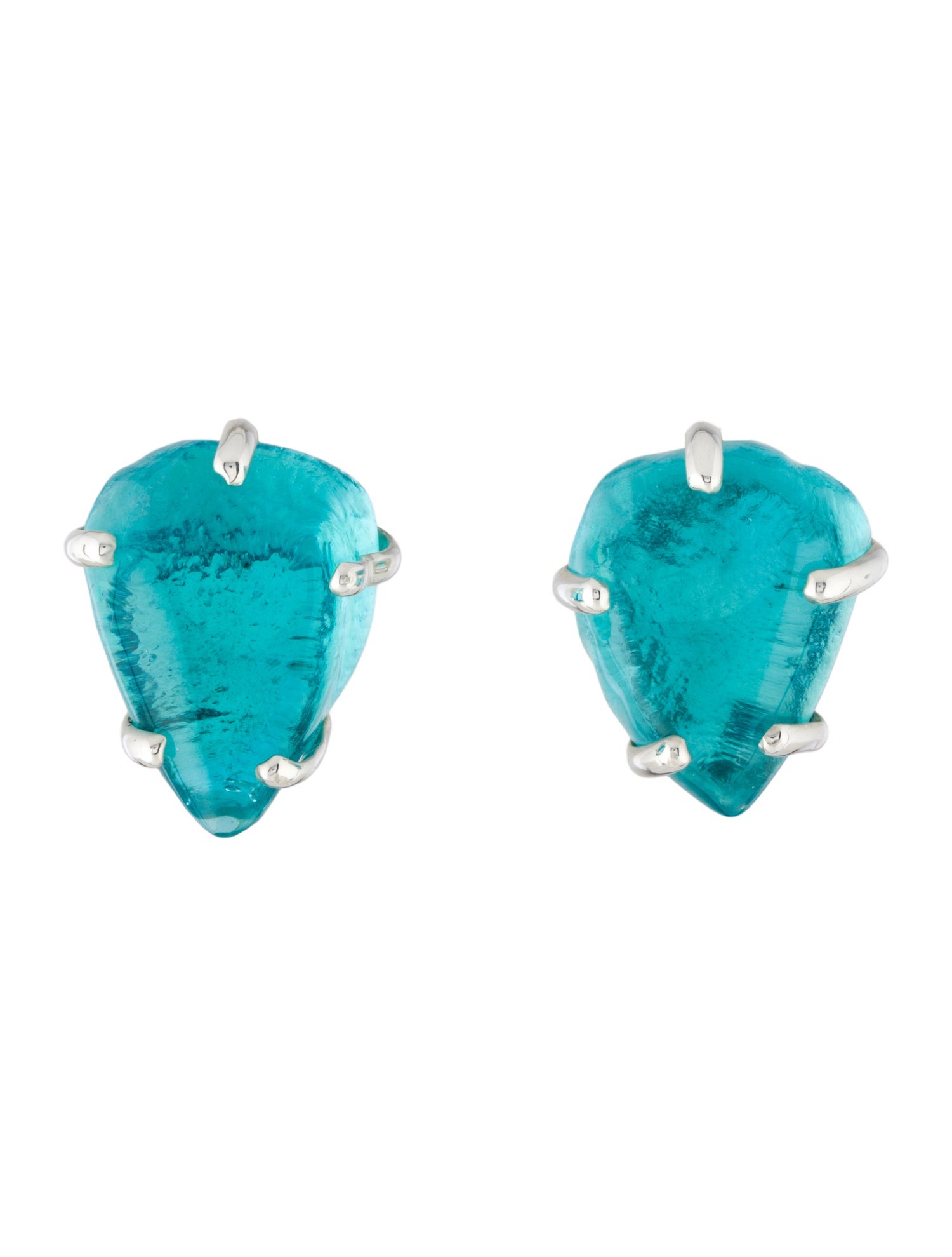 Mariquita Masterson Glass Clip-On Earrings