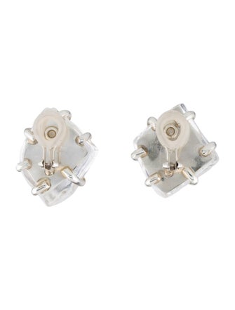 Mariquita Masterson Glass Clip-On Earrings