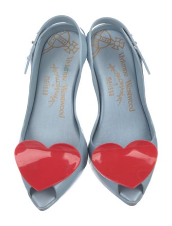 Melissa x Vivienne Westwood Rubber Slingback Pumps