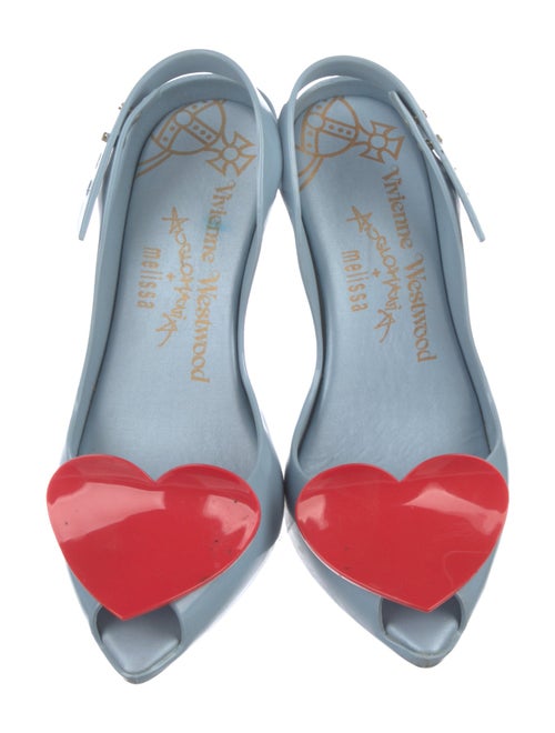 Melissa x Vivienne Westwood Rubber Slingback Pumps