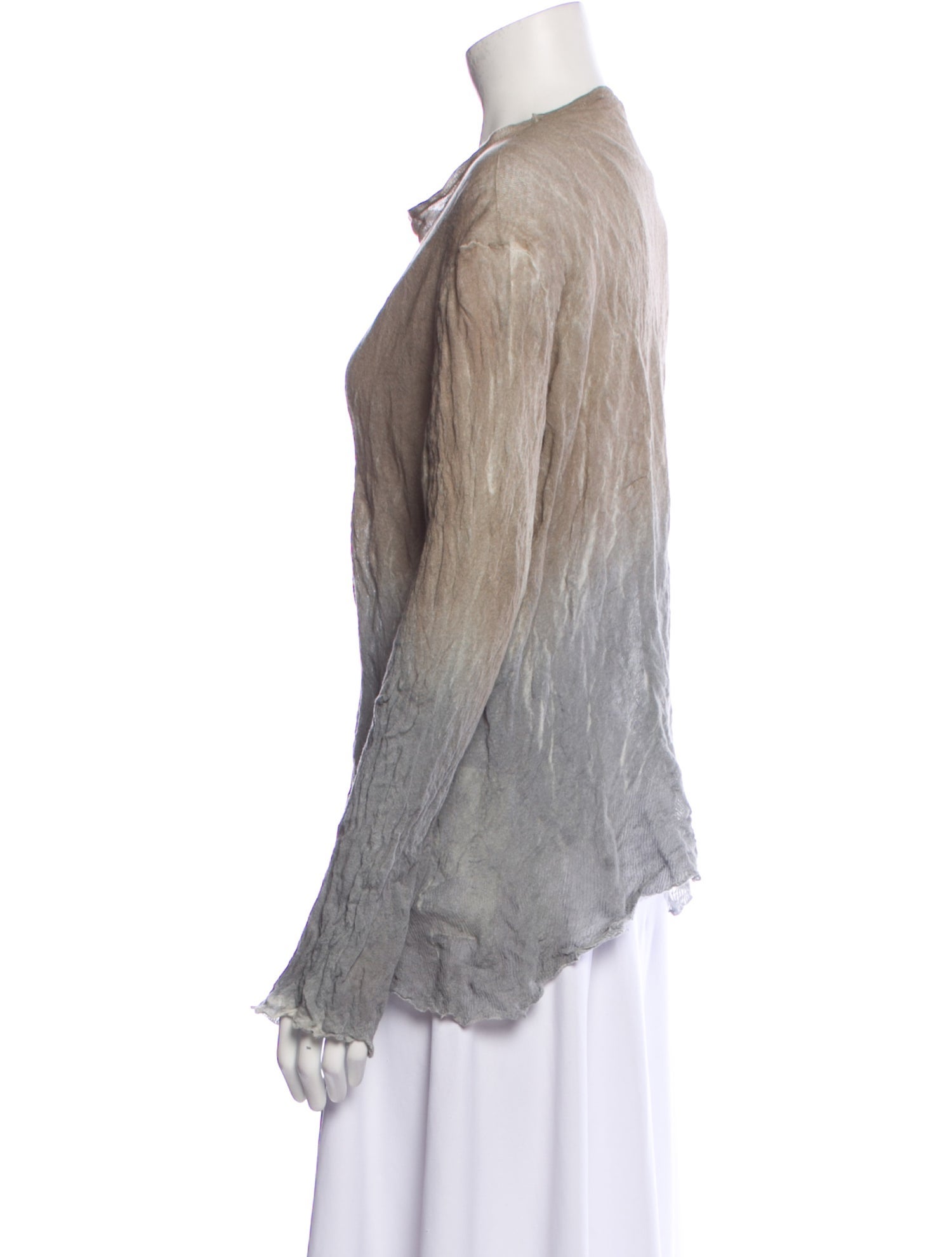 MJ Watson Scoop Neck Long Sleeve Blouse