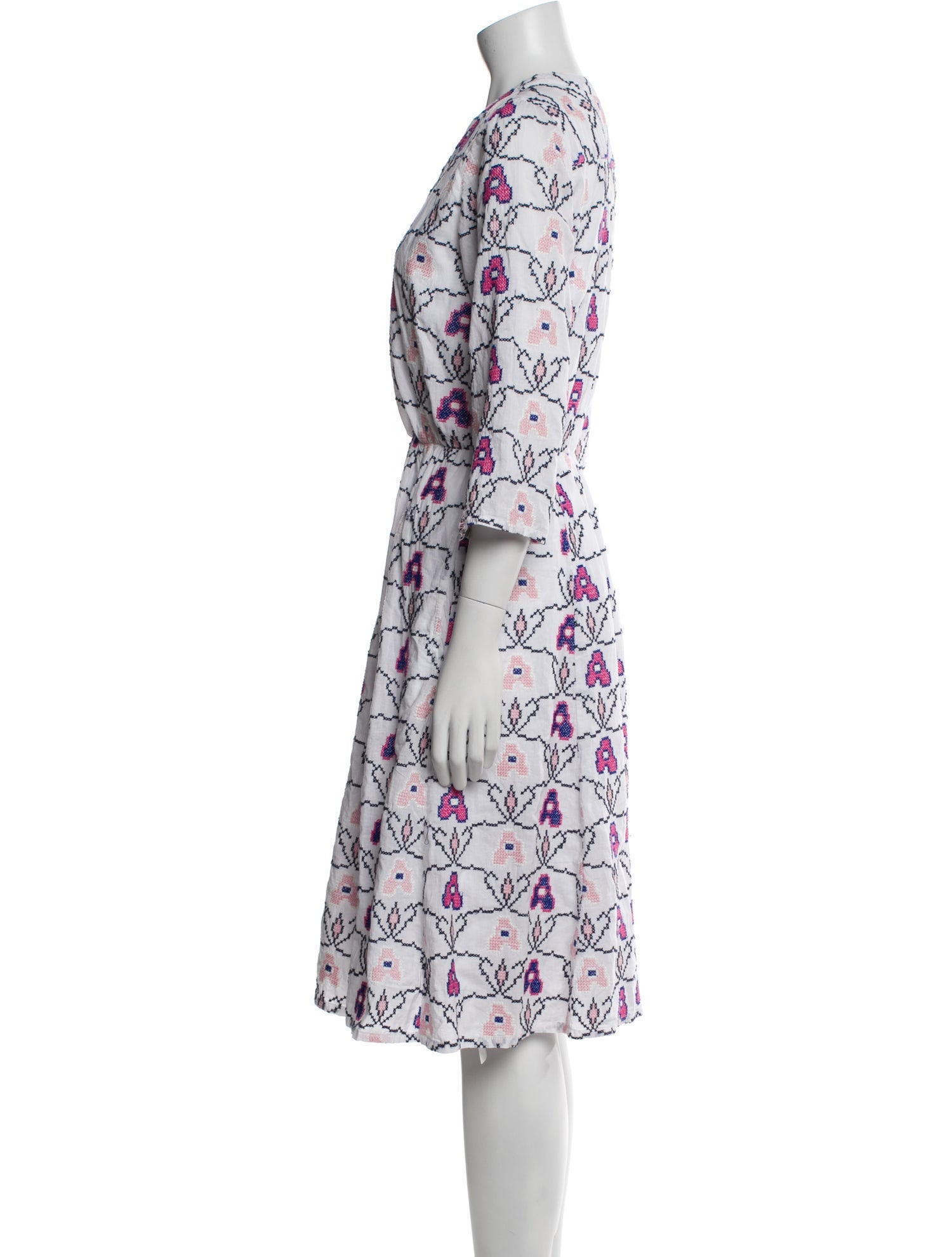 Nimo with Love Printed Knee-Length Dress