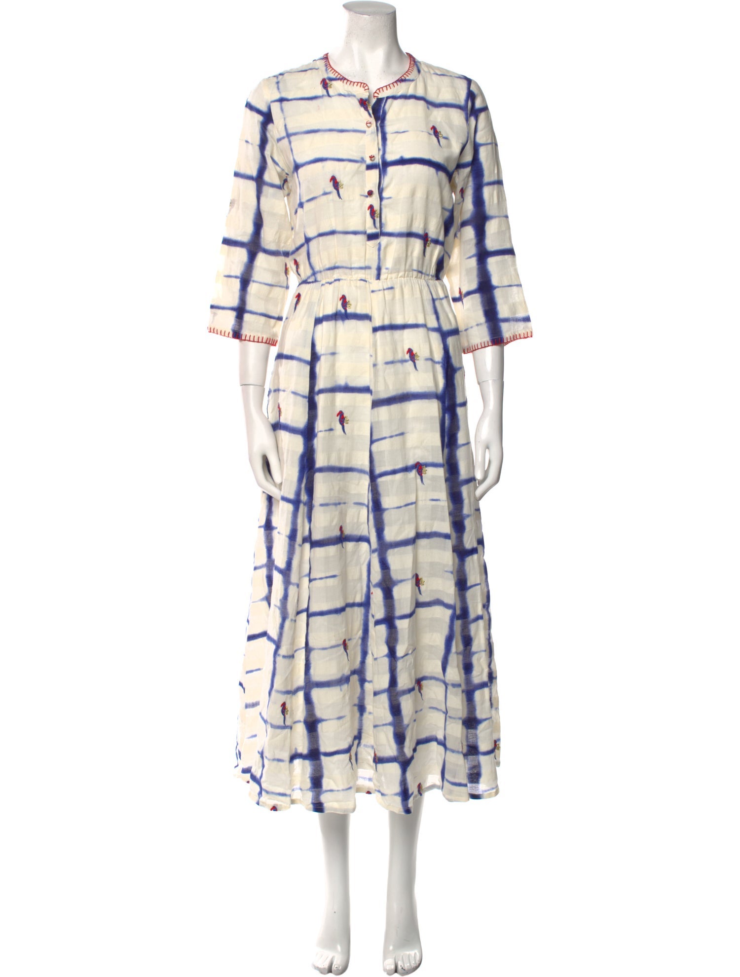 Nimo with Love Tie-Dye Print Long Dress