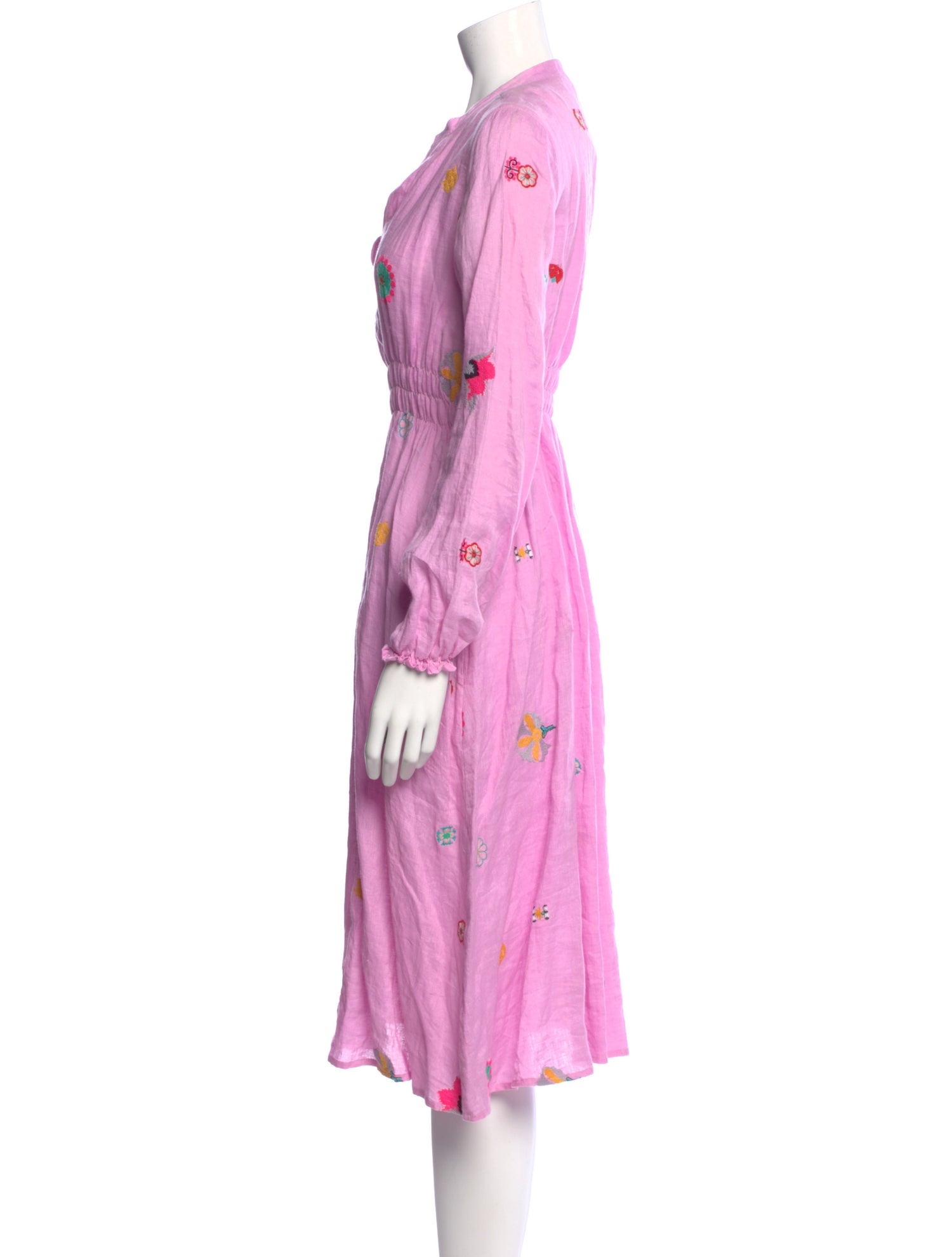 Nimo with Love Linen Midi Length Dress