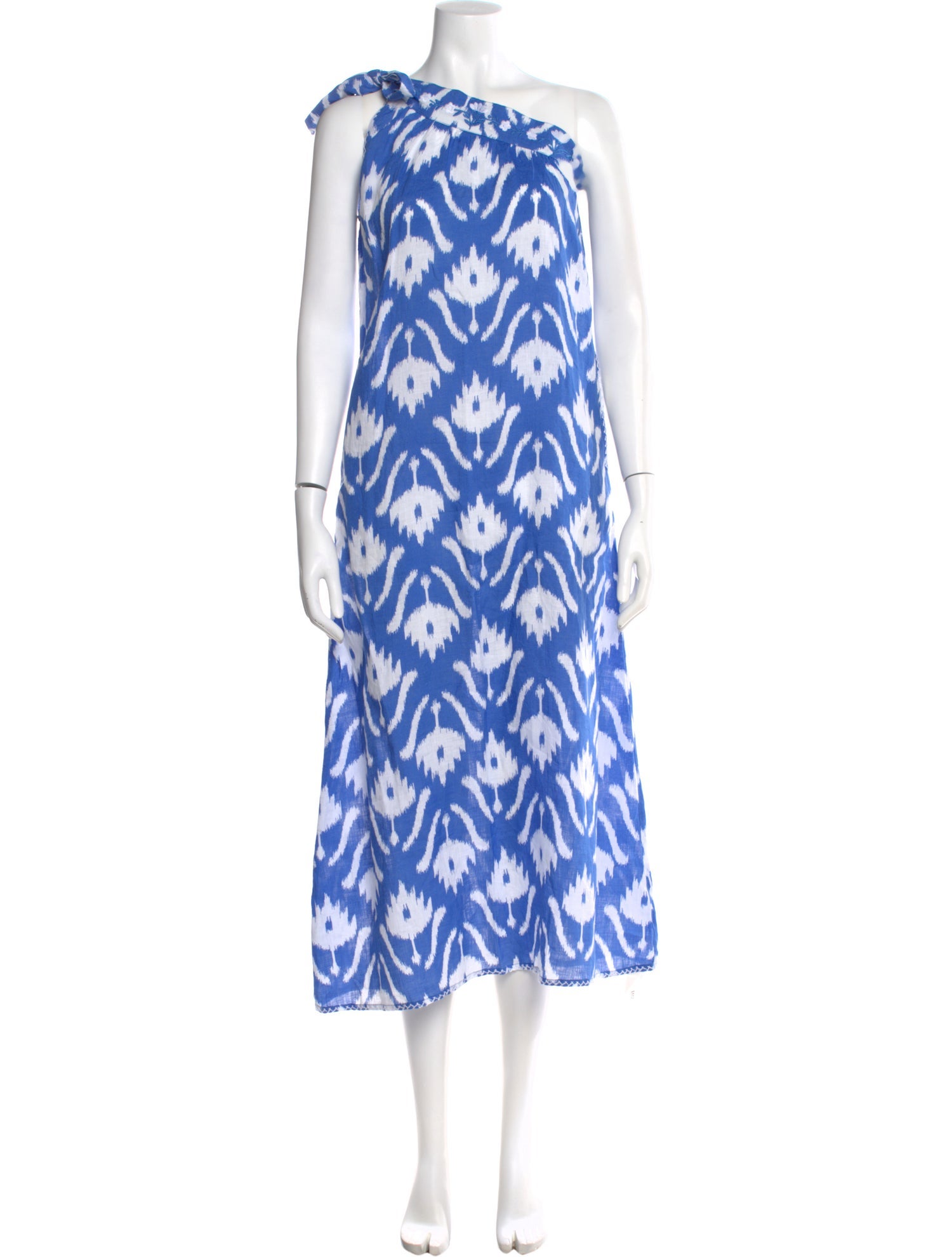 Nimo with Love Tie-Dye Print Midi Length Dress