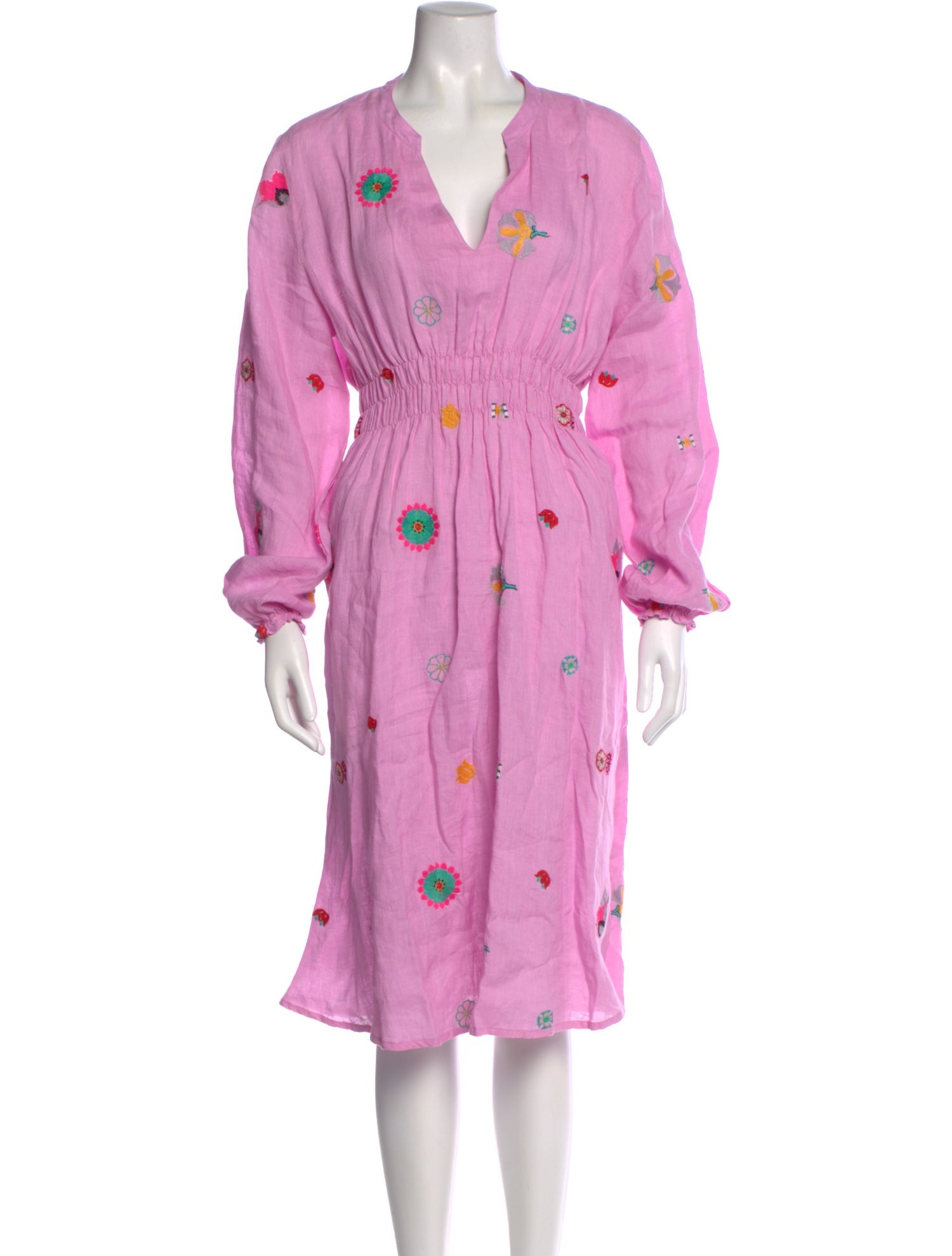 Nimo with Love Linen Knee-Length Dress