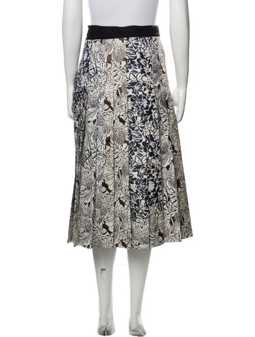 Max Mara Weekend Pleated Accents Midi Length Skirt