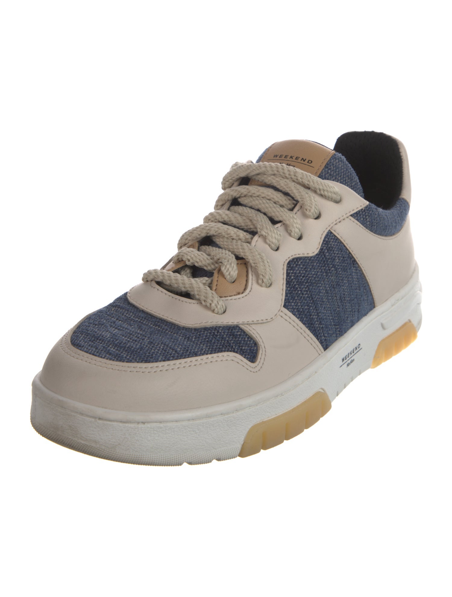 Max Mara Weekend Leather Printed Sneakers