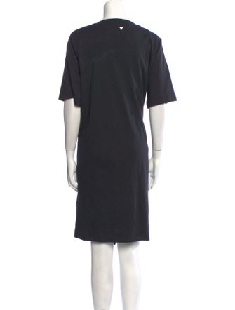 Max Mara Weekend Crew Neck Midi Length Dress