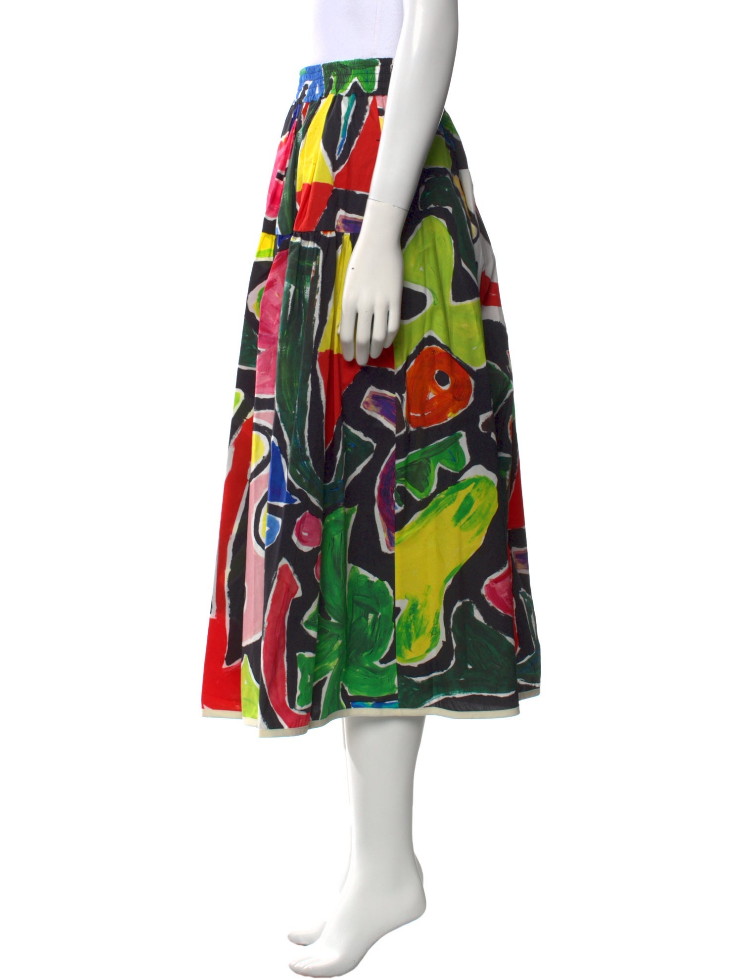 Max Mara Weekend Printed Midi Length Skirt