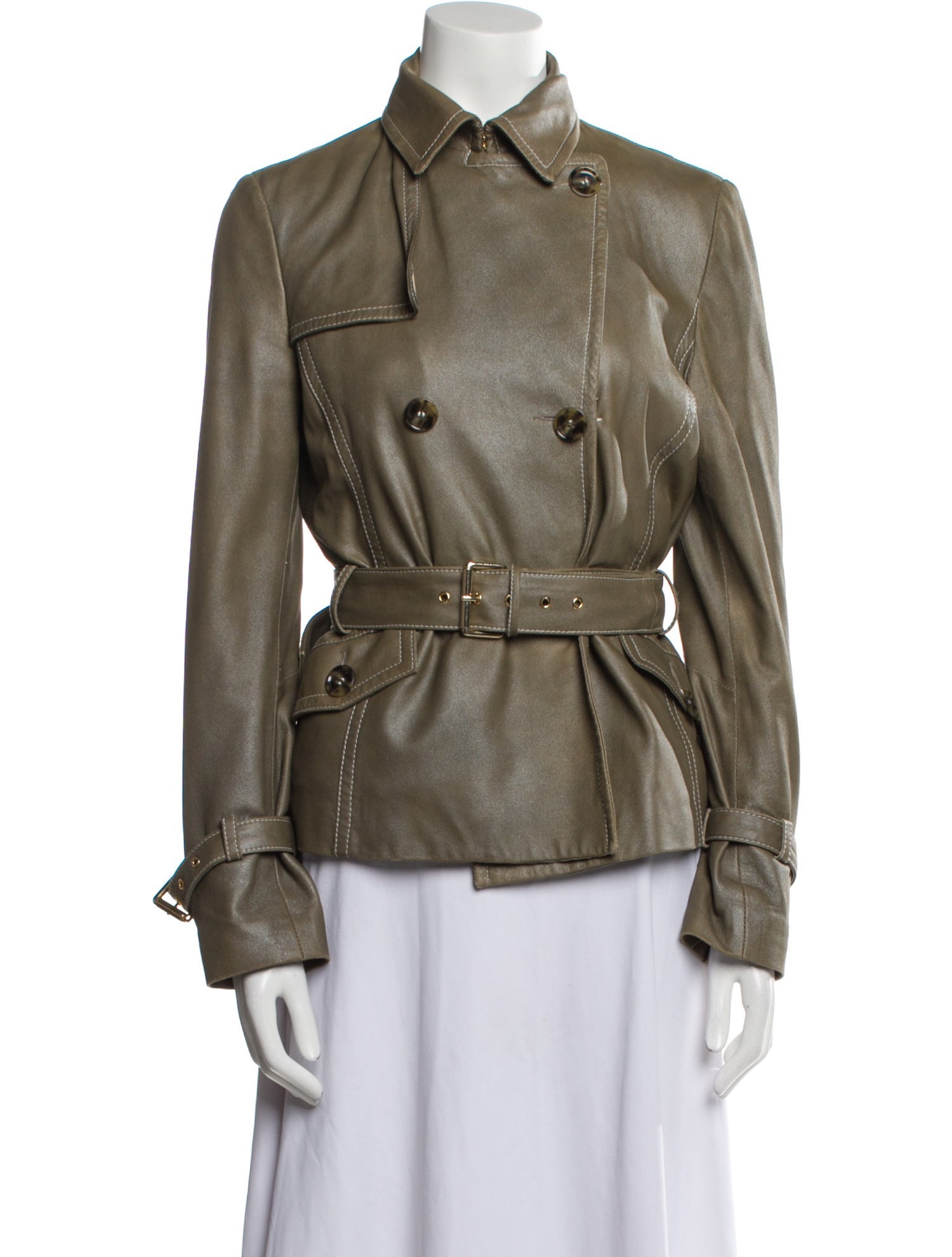 Max Mara Weekend Goat Leather Jacket