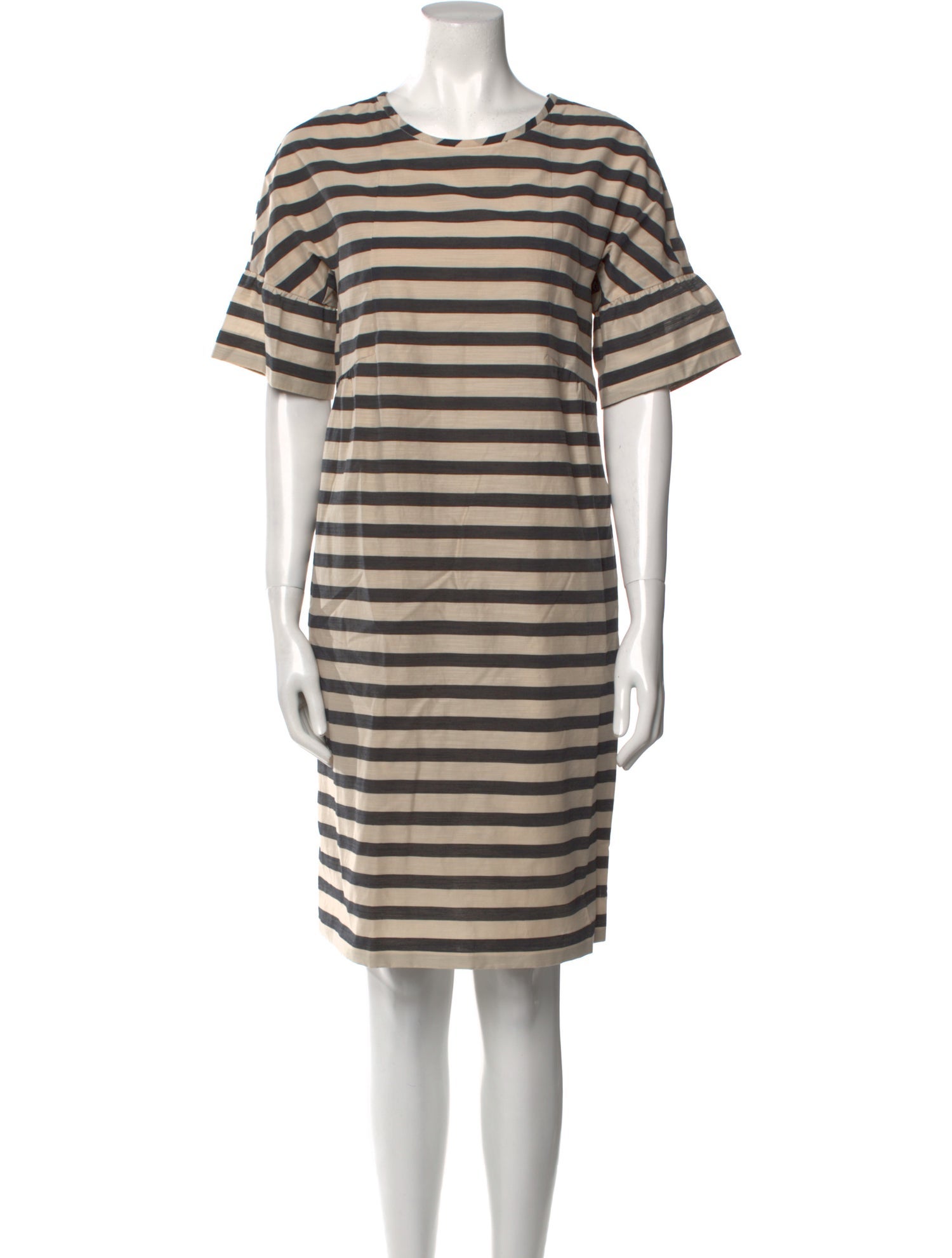 Max Mara Weekend Striped Knee-Length Dress