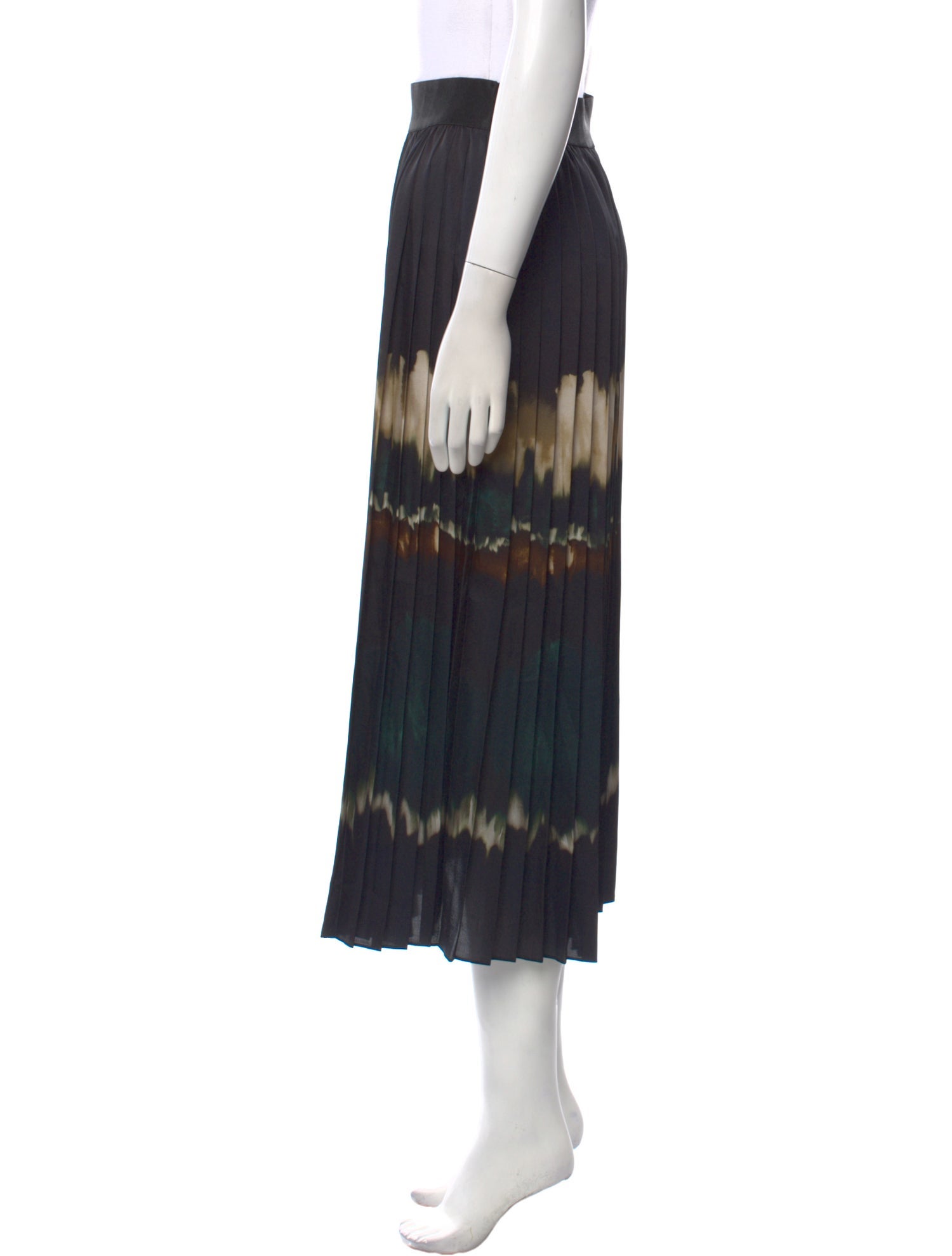 Max Mara Weekend Tie-Dye Print Midi Length Skirt