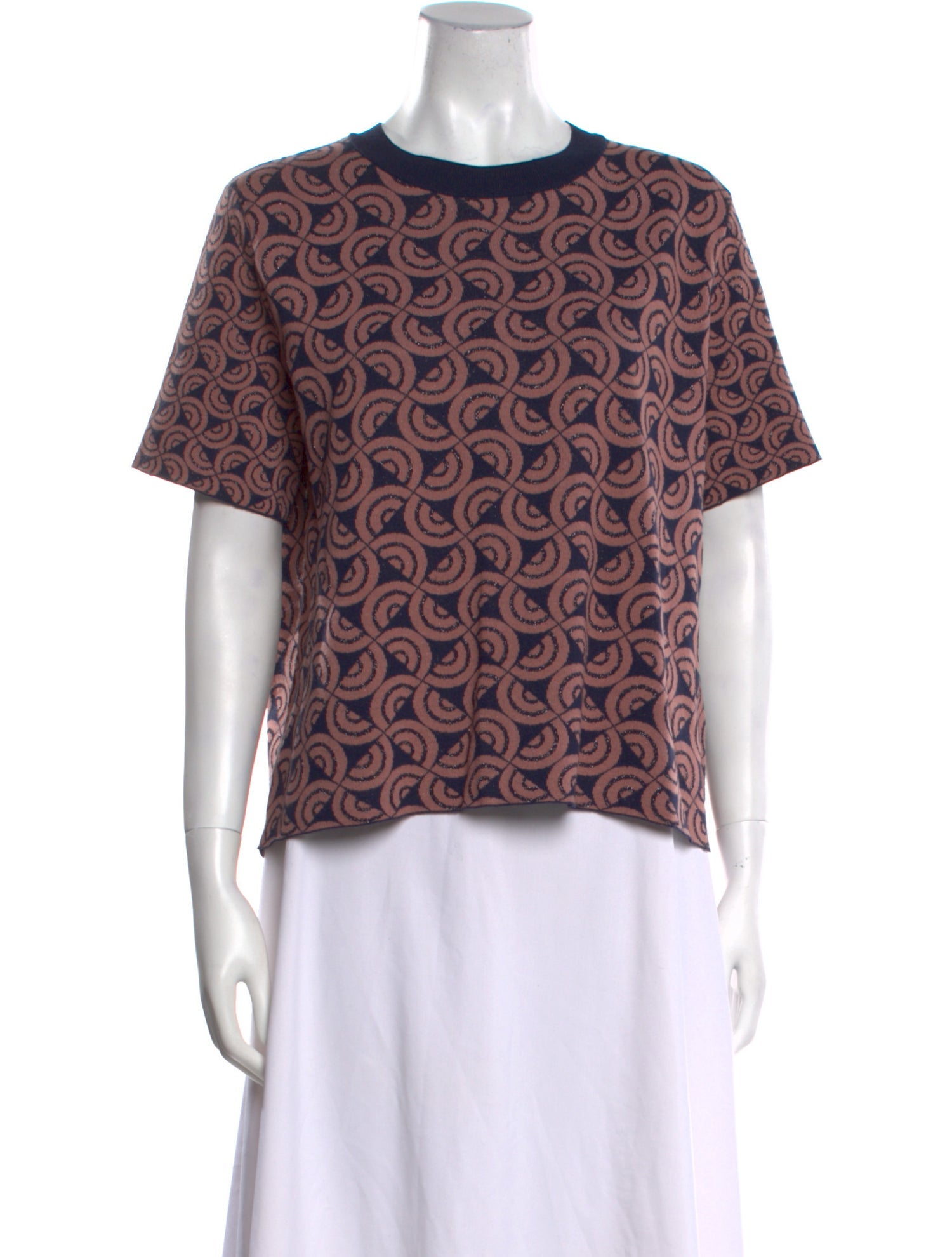 Max Mara Weekend Printed Crew Neck T-Shirt