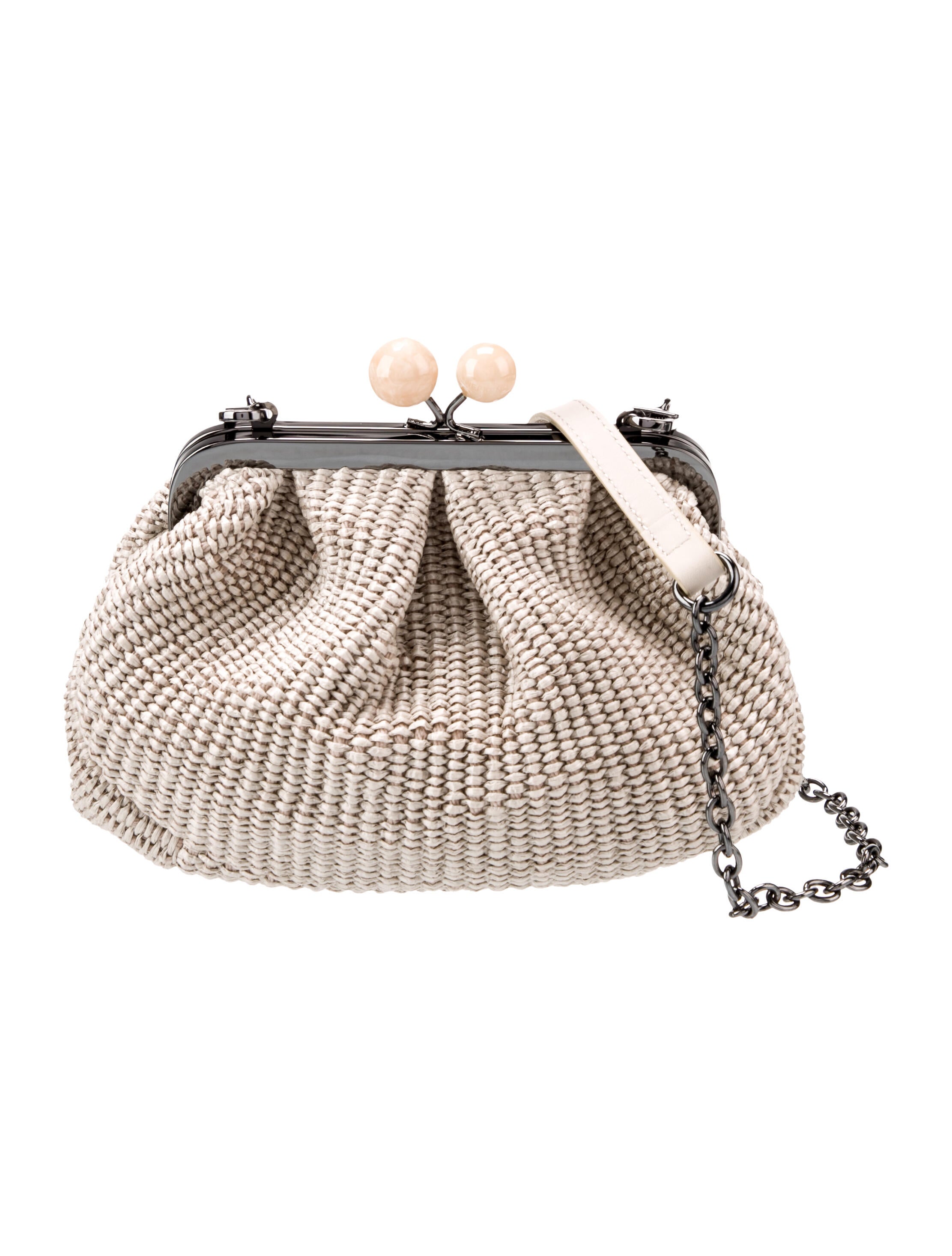 Max Mara Weekend Raffia Shoulder Bag