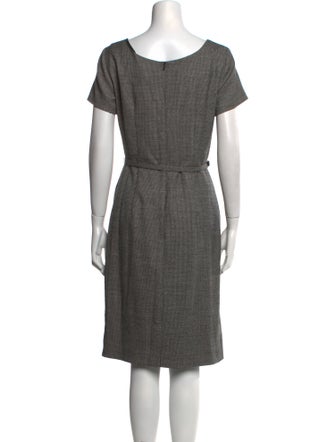 Max Mara Weekend Virgin Wool Midi Length Dress